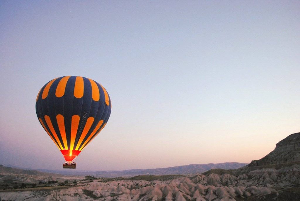 hot air balloon flight in Morocco